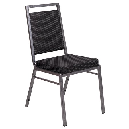 Flash Furniture Black Dot Fabric Banquet Chair FD-LUX-SIL-BKDT-GG