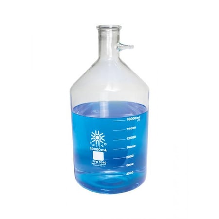 United Scientific Filtering Bottle, Borosilicate Glass, 10 FFB5340-10000