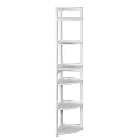 Regency Flip Flop 67" High Corner Folding Bookca FFC6712WH
