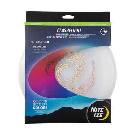 Nite Ize Rechargeable Light Up Flying Disc FFDR-07S-R8