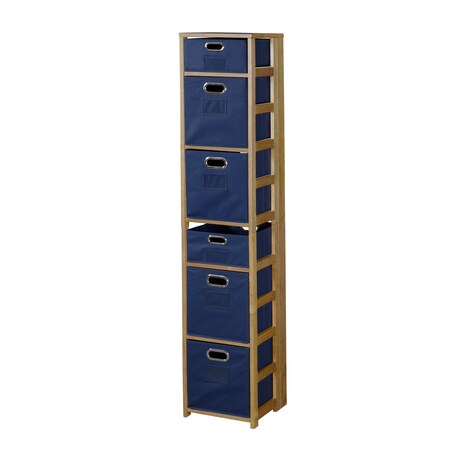 Regency Flip Flop 67" Square Folding Bookcase, Fo FFSQ6712MOBE