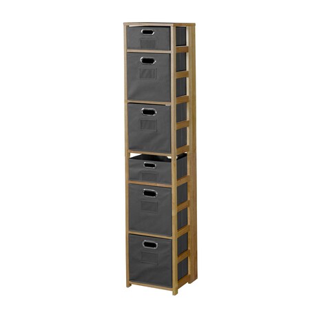 Regency Flip Flop 67" Square Folding Bookcase, Fo FFSQ6712MOGY
