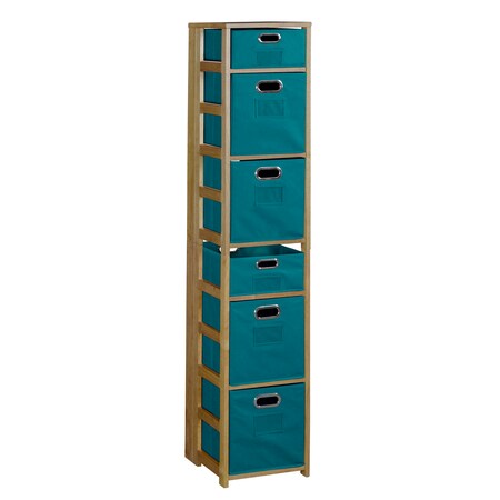 Regency Flip Flop 67" Square Folding Bookcase, Fo FFSQ6712MOTL