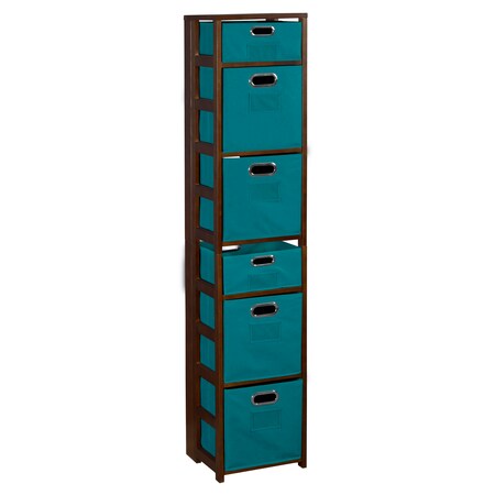 Regency Flip Flop 67" Square Folding Bookcase, Fo FFSQ6712MWTL
