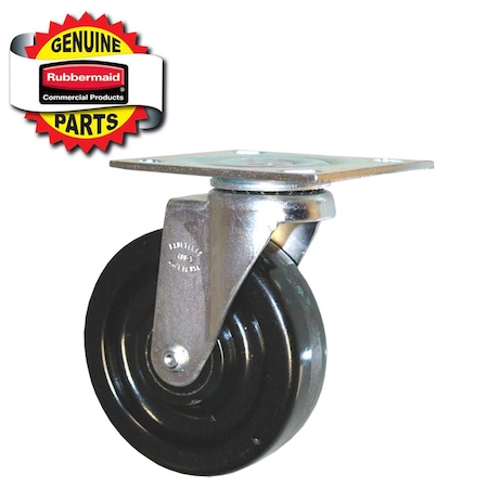 Rubbermaid Commercial Swivel Caster, For Use With 1D652 GRFG1316L20000