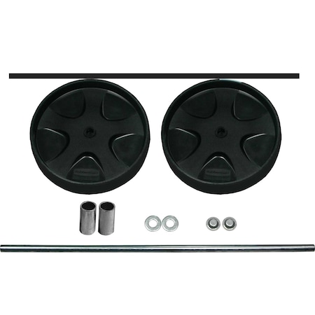 Rubbermaid Commercial Products Wheels/Axle Parts, 8" Wheels FG6173L90000