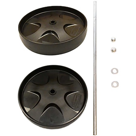 Rubbermaid Commercial Wheels/Axle Parts For Rubbermaid Hygen M FG9T73L9GRAY