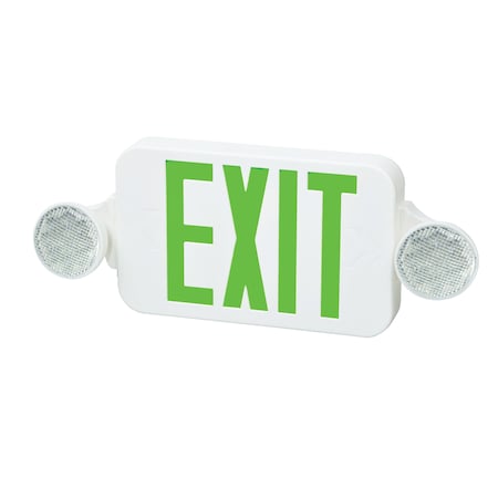 Fulham LED Emergency Combo Unit, White, Green, FHEC30WGH FHEC30WGH