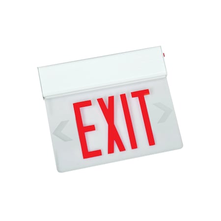 Fulham LED Emergency Exit Sign, Single, Red, FHEX24WSREM FHEX24WSREM