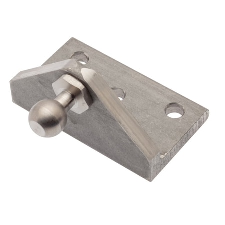 Ampg Ball Bracket, 13mm, 90 Deg 1/4 Thk SS USA FITK52SS