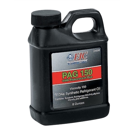 Fjc Pag Oil, Dye, 150 Viscosity, 8 oz. 2498
