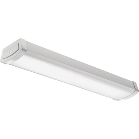 Lithonia Lighting LED Wraparound, Curved Lens, 4600 lm FMLWL 48 840 ZT MVOLT