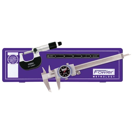 Fowler Measuring Caliper Micrometer Mechanics Set FOW72-229-711