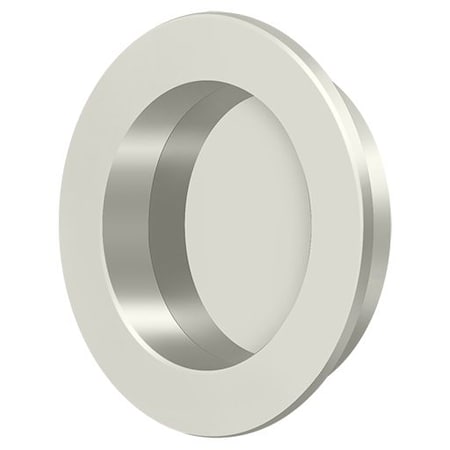 Deltana Round Flush Pull Bright Nickel 2-3/8" FP238U14