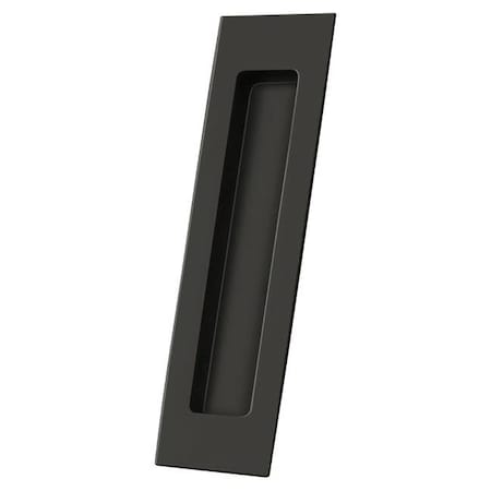 Deltana Flush Pull, Rectangular, Solid Brass, 7" X 1-7/8" X 3/8" Orb FP7178U10B