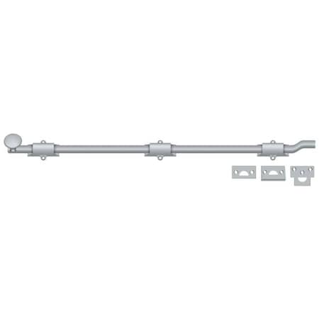 Deltana Surface Bolt With Off-Set, Heavy Duty Satin Chrome 26" FPG2626D