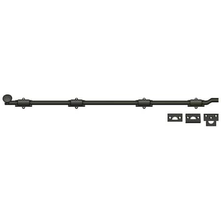 DELTANA Surface Bolt With Off-Set, Heavy Duty Oil Rubbed Bronze 42" FPG4210B