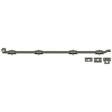 Deltana Surface Bolt With Off-Set, Heavy Duty Antique Nickel 42" FPG4215A
