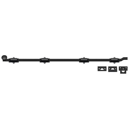 Deltana Surface Bolt With Off-Set, Heavy Duty Black 42" FPG4219