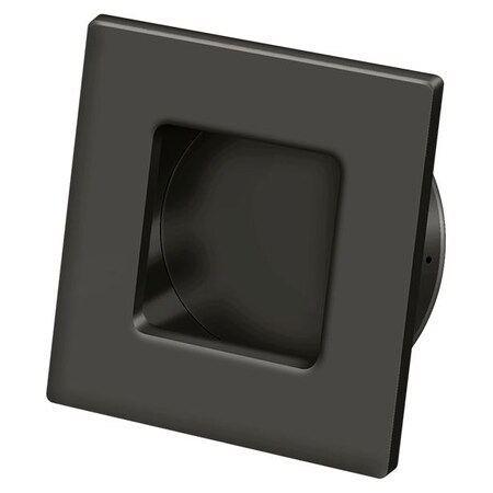 Deltana Square Heavy Duty Flush Pull Oil Rubbed Bronze 2-3/4" FPS234U10B