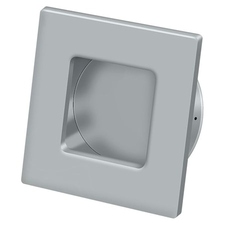 Deltana Square Heavy Duty Flush Pull Satin Chrome 2-3/4" FPS234U26D