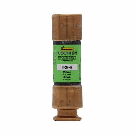 EATON BUSSMANN UL Class Fuse, RK5 Class, FRN-R Series, Time-Delay, 4A, 250V AC, Non-Indicating FRN-R-4