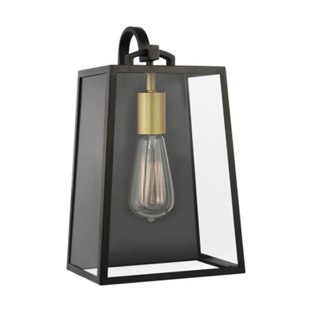 Feiss Lindbergh, One Light, Wall Lantern, Antique OL14501ANBZ/PBB