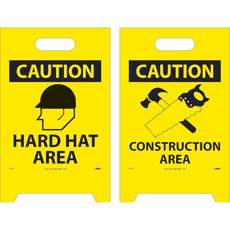 Nmc Caution Hard Hat Area FS16