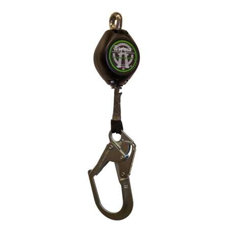 Safewaze Latitude HD 7' Single Web SRL: Carabiner, Rebar Hook FS-FSP1407-W-RBH