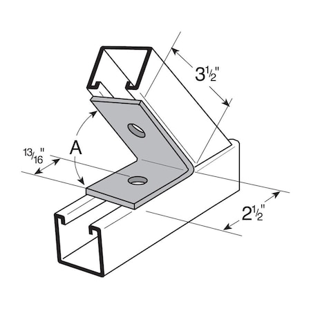 Flex-Strut Angle, Closed, 30-Degree, 2-Hole FS-5142-30 E/G