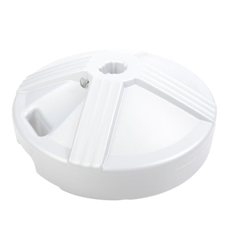 Us Weight Fillable Umbrella Base, White FUB1WE