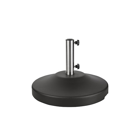 US WEIGHT Fillable Umbrella Base, Black, Base Dia.: 20.5" FUB80BLKE