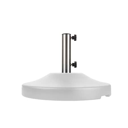 Us Weight Fillable Umbrella Base, White FUB80WE