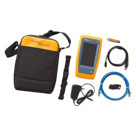 Fluke Networks Cable Network Tester, LCD, Lithium Ion LIQ-100/FPC3