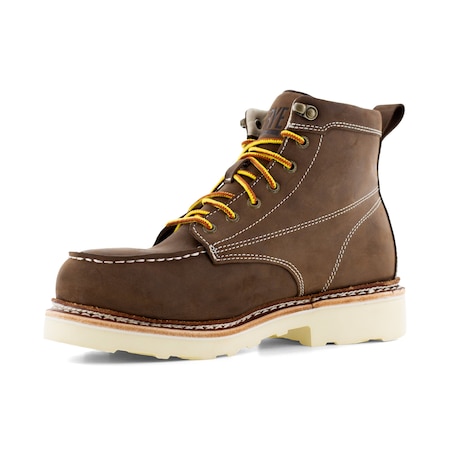 Frye Supply Mens Dark Brown Steel Toe 6 in Waterp, 8 M, 5 H, Dark Brown FR40301