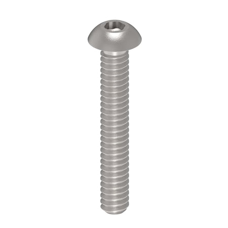Zoro Select No. 4-40 x 3/4 in Torx Button Standard Machine Screw, Unfinished A286 Stainless Steel ZBM113-286