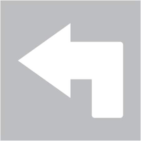 Visual Workplace Floor Stencil, 24"x24", Left/Right Arrow 60-1924-2424-DI686