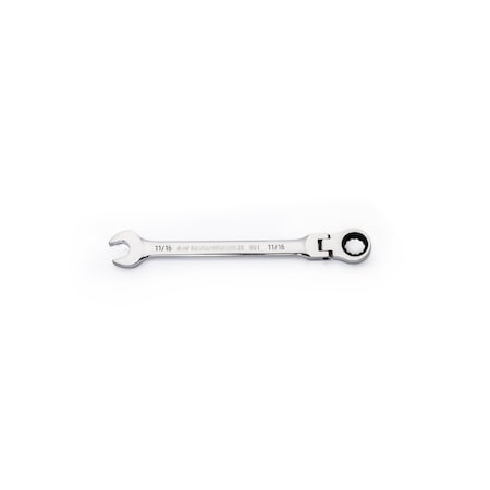 Gearwrench 11/16" 90-Tooth 12 Point Flex Head Ratcheting Combination Wrench 86748