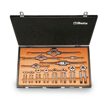 Beta Thread Taps and Dies Assortment, 29Pc 004460070