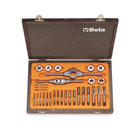 Beta Thread Taps and Dies Assortment, 30Pc 004460055