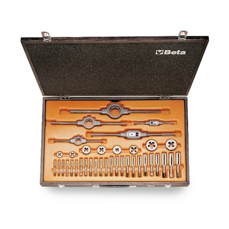 Beta Thread Taps and Dies Assortment, 37Pc 004460080
