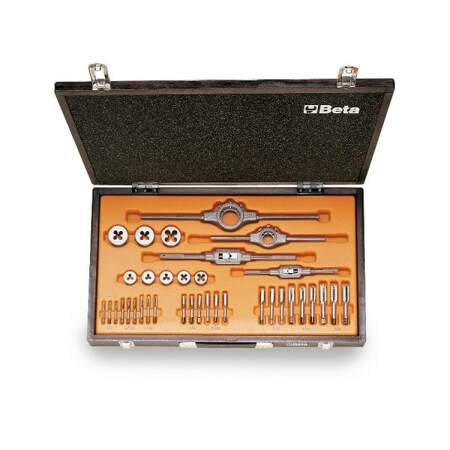 Beta Thread Taps and Dies Assortment, 36Pc 004460075