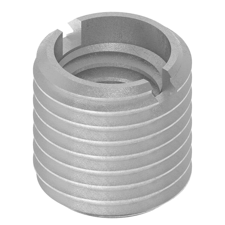 Zoro Select Thin Wall Self Locking Thread Insert, M8-1.25 Int Thrd Sz, 18-8 Stainless Steel EZ-313-M8