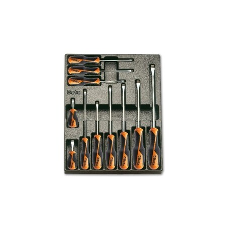 Beta Thermoformed Tool Set, T167, 11 pcs. 024240167