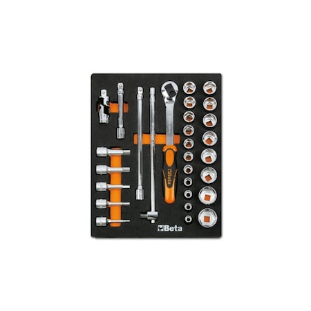 Beta Soft Thermoformed Tool Set, M82, 29 pcs. 024500082