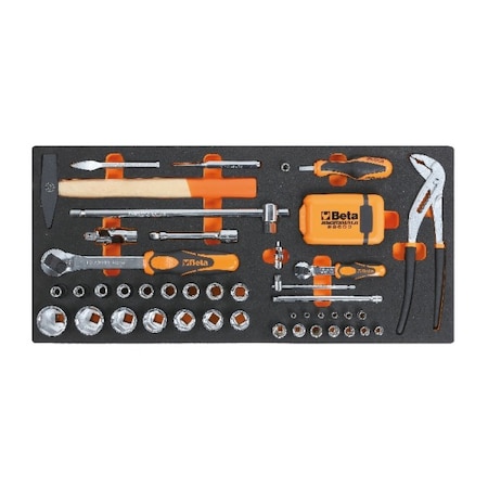 Beta Soft Thermoformed Tool Set, M20, 74 pcs. 027500020