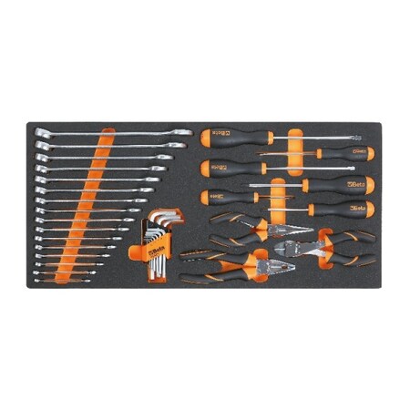 Beta Soft Thermoformed Tool Set, M10, 34 pcs. 027500010