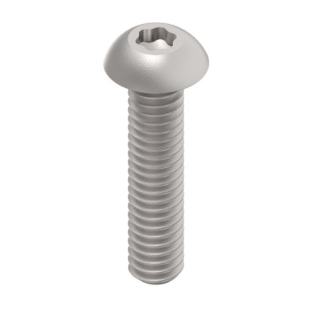 Zoro Select No. 8-32 x 3/4 in Torx Button Standard Machine Screw, Unfinished A286 Stainless Steel ZBM181-286