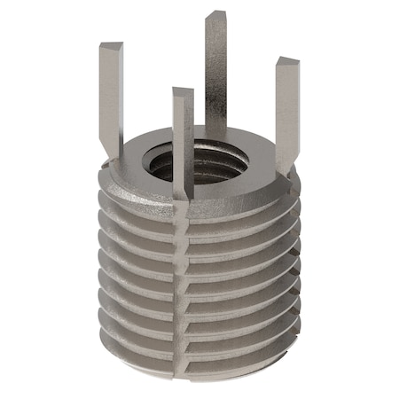 Zoro Select Key Locking Thread Insert, Heavy Wall, 4 Keys, M8-1.00 Int Thrd Sz, M14-1.50 Ext Thrd Sz, 10 PK 217-076566