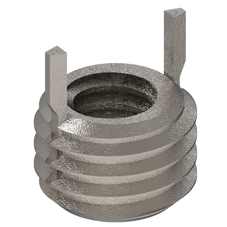 Zoro Select Key Locking Thread Insert, Thin Wall, 2 Keys, No. 8-32 Int Thrd Sz, 1/4"-28 Ext Thrd Sz, 10 PK 217-077286